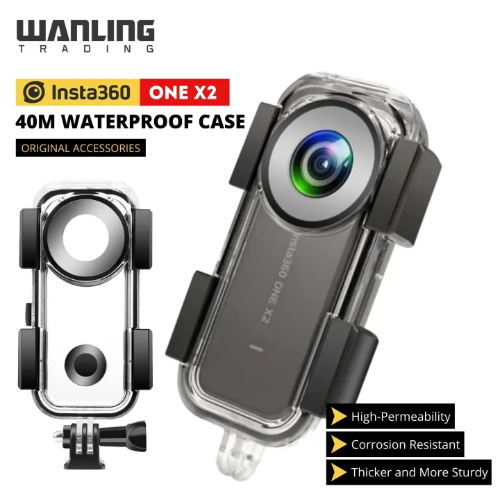 INSTA 360 ONE X2 Waterproof Case up to 40M Underwater Protection ...