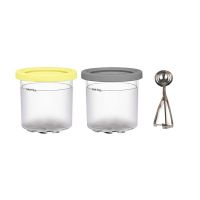 2Pack Cream Ice Cream Makers1 Pint Spare Parts for Ninja XSKPLID2CD,Compatible with for NC299AMZ and NC300S Series