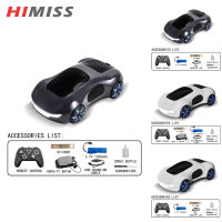 HIMISS Mainan Mobil RC แนวคิดรถรีโมตคอนโทรลอาร์ซีพร้อมไฟพ่นคู่โมเดลรถยนต์ผาดโผนไฟฟ้าพร้อมรีโมทควบคุมท่าทางสำหรับของขวัญเด็กผู้ชาย