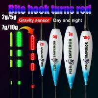 ♘ Fishing Smart Electronic Float Gravity Sensor Led 2g 5g 7g 10g Great Buoyancy 2023 Pose Bobbers With CR425 Battery Glow Stick