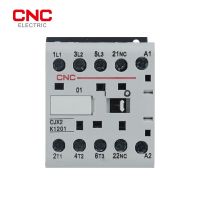 CJX2-K CNC รางดิน220V คอนแทค AC มินิ3P 3 1NO หลัก/3ขดลวด1NC หลักแรงดันไฟฟ้า50/60Hz 6A 9A 12A