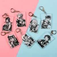 LOMBARDY Jewelry Collections Anime Jewelry Accessories Bag Accessories Pendant Bag Pendants Cartoon Figures Acrylic Key Ring Keyring Key Holder Bungo Stray Dogs Keychain