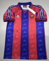 เสื้อบอล ย้อนยุค บาร์เซโลน่า 1997 เหย้า Retro Barcelona Home 1997-98 เรโทร คลาสสิค