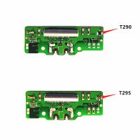 ขั้วต่อแท่นชาร์จชาร์จพอร์ต Usb พร้อมสายเคเบิ้ลยืดหยุ่นสำหรับบอร์ดไมโครโฟน Samsung Galaxy Tab A 8.0 T295 T290 Sm-t290