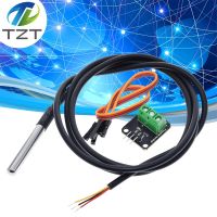 DS18B20 Temperature Sensor Module Kit Waterproof 100CM Digital Sensor Cable Stainless Steel Probe Terminal Adapter For Arduino