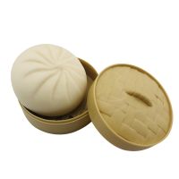 Simulation Steamer Of Steamed Stuffed Bun Decompression Toys Relieve Stress Soft Squeeze Toy