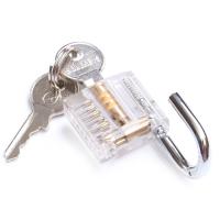 50mm/2 quot; Locksmith Transparent Locks Pick Visible Cutaway Mini Practice View Padlock Hasps Training Skill For Furniture Hardware