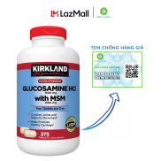 Viên uống bổ khớp của Mỹ Kirkland Signature Glucosamine HCL & MSM 1500mg