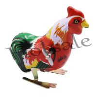 【hot sale】 ☏ B32 Metal Chicken Clockwork Toy Vintage Wind Up Toys Children Gift Random Color