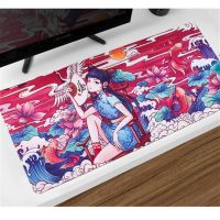 [Lao 6 s mouse pad]  80X30Cm Gaming แผ่นรองเมาส์ขนาดใหญ่ Gamer แผ่นรองเมาส์คอมพิวเตอร์ Big Mat ฮิปป๊อปแป้นพิมพ์แล็ปท็อปโต๊ะ