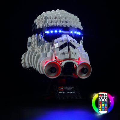 Vonado LED Lighting Set for 75276 Helmet Collectible Model Toy Light Kit, Not Included the Building Block