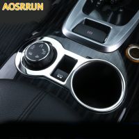 ฝาครอบแก้วน้ำที่ตัดโครเมี่ยมตกแต่งอุปกรณ์เสริมรถยนต์ Abs Aosrrun สำหรับเปอโยต์3008 1.6THP 2012 2013 2014 2015 2016