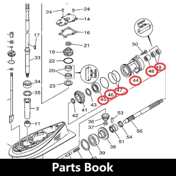 cap-propeller-housing-assy-63d-45361-accessory-parts-kit-for-yamaha-outboard-2t-40-50hp-parsun-hidea