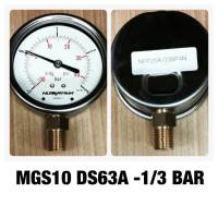 "NUOVA FIMA" Compounds gauge 2.5" Range -1/1.5 ,-1/3 ,-1/5 ,-1/9 Bar เกจวัดแรงดัน ขนาดหน้าปัด2.5" เกลียวลงล่าง1/4"NPT