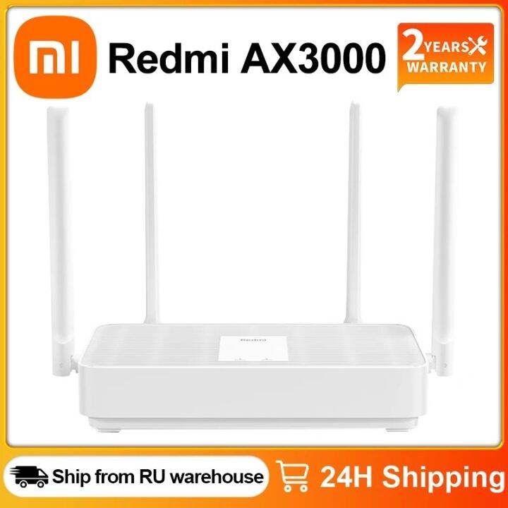 เราเตอร์ TRFV Redmi AX3000เครื่องขยายสัญญาณไร้สายดูอัลแบนด์เสาอากาศ ...