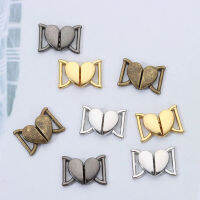 Xiu120Pcs ใหม่ล่าสุด Heart Design Tri-Glide Buckle Mini Ultra-Small 15มม. ปุ่มเข็มขัด Diy ตุ๊กตาหัวเข็มขัดตุ๊กตาของเล่นตุ๊กตากระเป๋า Accessoryc12-58