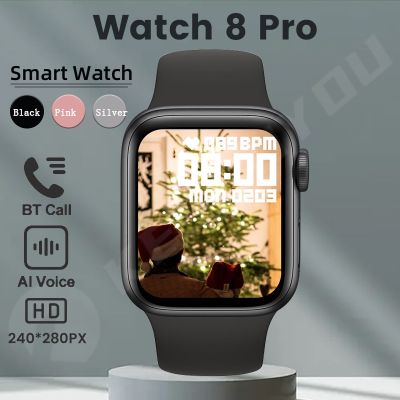 ZZOOI Smart Watch 8 Pro Men Answer Call Fitness Tracker Calculator Women Smartwatch For Apple Android Phone PK i8 pro max HD Display