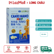 Thực phẩm bổ sung Canxi cho trẻ nhỏ và người lớn CANXINANO MK7 Lọ 60 viên