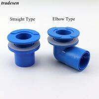 1Pcs O.D25-50mm PVC Pipe Aquarium Drainage Connectors Fish Tank Drain Joint Home DIY Water Supply Tube Fitting Seafood Pool Part Pipe Fittings Accesso