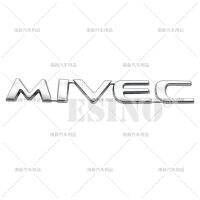 สติกเกอร์ติดท้ายรถแต่งรถ MIVEC ติดสัญลักษณ์บนกันชนด้านหลังรถสติกเกอร์ติดท้ายรถสำหรับ MIVEC แลนเซอร์อีโวลูชั่น Outlander