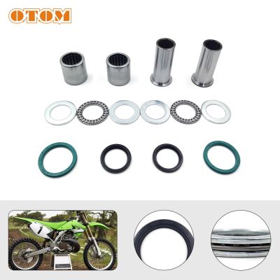 OTOM Motorcycle Swing ARM Repair Parts Bushing Oil Seal Thrust Needle Bearing For KAWASAKI KX125 1996-2005 KX250 1996-2007 Bike