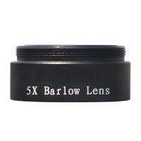 【In-Stock】 yiyin2068 5X Barlow Lens 1.25inch Eyepiece Extender M28.5*0.6 Astronomical Telescope