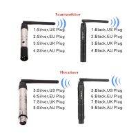 Lixada อุปกรณ์รับส่งสัญญาณ ไร้สาย 2.4G ไฟ XLR LED ตัวผู้ ISM DMX512