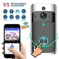 ☌ V5 Video Door Bell Wireless Doorbell WiFi PIR Voice Intercom Smart Camera Motion Detection Waterproof Home Security Door Phone