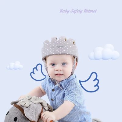 Baby Safety Helmet Head Protection Cotton Infant Toddler Anti-fall Hat for Crawling Baby Helmet Children Learn To Walk Crash Cap