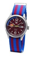 SEIKO Barcelona Automatic Mens Watch Fabric Strap รุ่น SRP305K1