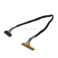 【▼Hot Sales▼】 mxizg สายเคเบิล30ขา6bit 1ch Lvds 26ซม. สำหรับ Mar20หน้าจอ Lcd 14.1-15.6นิ้วแบบสากล