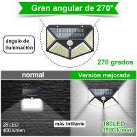 Goodland Outdoor Solar Light With Motion Sensor LED Lamp Powerful Spotlight Waterproof Sunlight Energy For Exterior Garden Decor