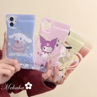 Mrhaha เคสลูกกวาดแฟชั่นสำหรับ Vivo Y02 Y21 Y20 Y17 Y16 Y22 Y02s Y35 Y15 Y12s Y21s Y33s Y19 Y15A Y21A กระเป๋าใส่ Y51ลายการ์ตูนน่ารัก Cinnamorkuroll Pochacco โทรศัพท์สวยๆฝาครอบป้องกันซิลิโคนกรณี