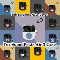 READY STOCK! For SoundPeats Air 3 Case Solid Color Series &amp; Cartoon Patternfor SoundPeats Air 3 Casing Soft Earphone Case Cover
