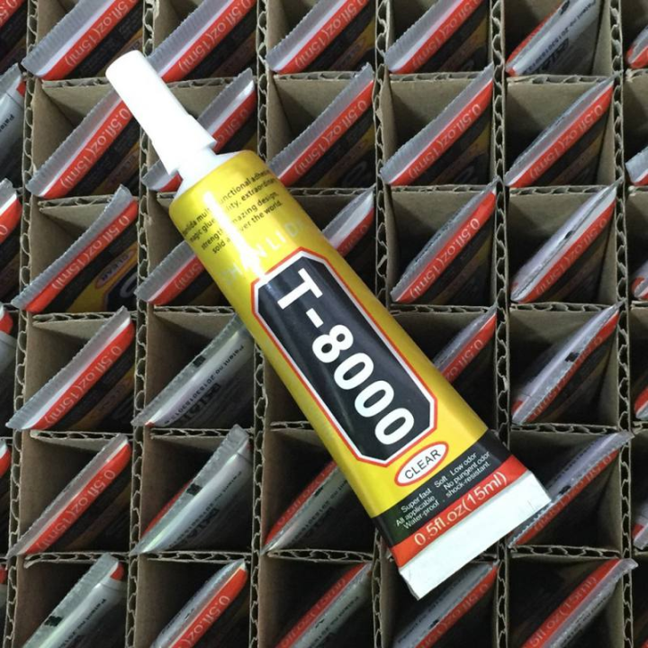 กาว-t8000-15ml-กาวเอนกประสงค์-เนื้อกาวสีโปร่งใส-เครื่องมือช่าง-กาวติดจอมือถือ