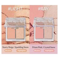 ETUDE HOUSE Glittery Snow Face Palette 4g+3.8g #Light โทนส้ม