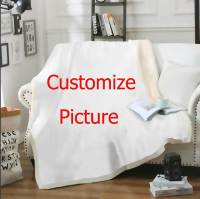 DIY design design soft 3D Sherpa blanket chill quilt cover