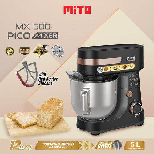 Mito Stand Standing PICO Mixer MX500 MX500 MX 500 5LITER Hitam