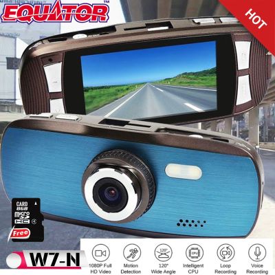กล้องติดรถยนต์ EQUATOR รุ่นW7-N กล้องหน้าคมชัด FULL HD 1080P กล้องติดหน้ารถยนต์ ขนาด 2.7นิ้ว ภาพคมชัดทั้งกลางวัน-กลางคืน กล้องบันทึกติดหน้ารถยนต์
