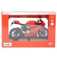 Maisto 1:12 Ducati 1199 Panigale พร้อมขาตั้งสำหรับของเล่นแบบจำลองรถมอเตอร์ไซค์งานอดิเรกของสะสม