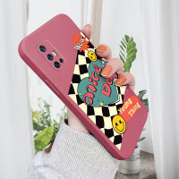 เคส PMP สำหรับ Vivo V17 Vivo V19ลายการ์ตูน,เคสโทรศัพท์ลายสก๊อตรักยิ้มเคสใสแบบดั้งเดิมปลอกซิลิโคนเคสป้องกันทนแรงกระแทกกล้องคลุมทั้งหมด