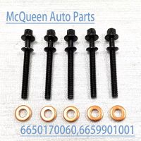 GENUINE FOR SSANGYONG ACTYON SPORTS 100 2.0 L TD FUEL INJECTOR BOLTS + WASHER SET OEM 6650170060 6659901001