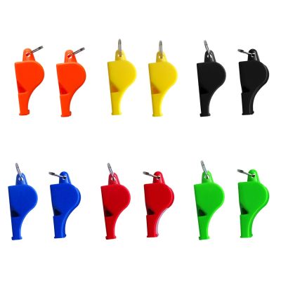 2pcs Safety Whistle Super Loud Sports Referee Whistle Emergency Survival tool for Outdoor Hiking Camping Fishing Travel Silbato Survival kits