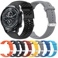 xinpan Sport Silicone Strap For TicWatch Band Pro 3 Ultra GPS /GTX/S2/E2/E3/GTH Watchbands Replace Bracelet 20mm 22mm wrist Accessorie