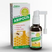 Xịt Họng Chiết Xuất Keo Ong ABIPOLIS 15ML, Kháng Khuẩn, Giảm Ho