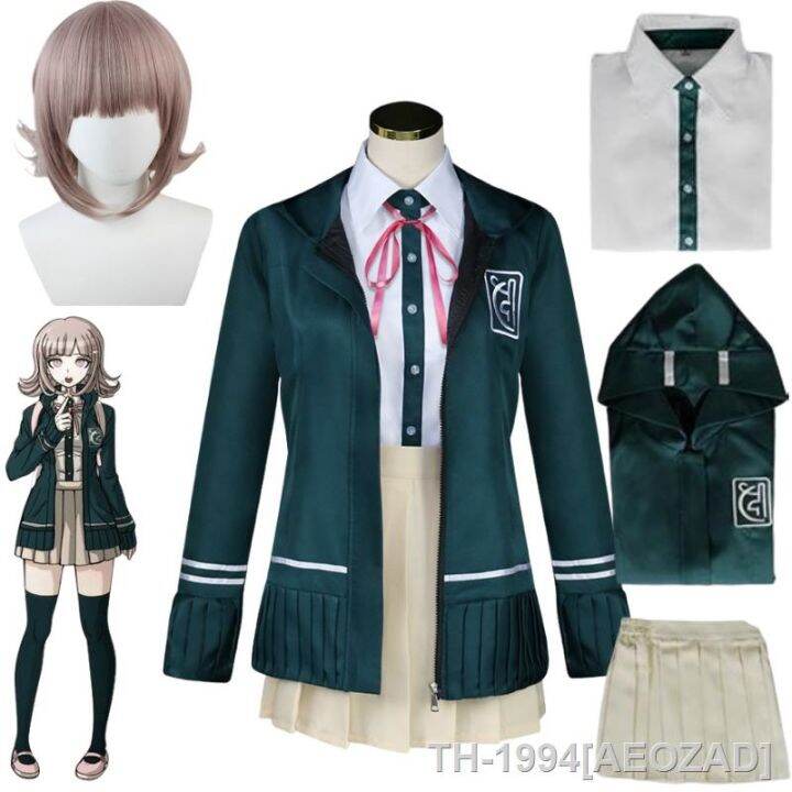 aeozad-อะนิเมะ-danganronpa-trigger-คอสเพลย์-fantasias-happy-havoc-nanami-chiaki-camisas-เสื้อ-saias-peruca-conjunto-uniforme-ฮาโลวีน-carnaval