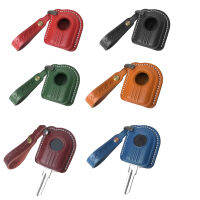 รถ Key Case Shell Cover ที่เปิดล็อคหนังสำหรับ Peugeot Django 150 Scooter Leather Key Chain Rope