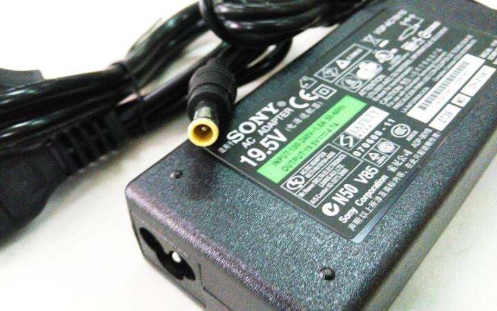 หม้อแปลงทีวีสำหรับทีวี-led-sony-19-5v-4-7a-ขนาดหัวเข็ม-6-4-4-4-mm-adaptor-for-tv-led-sony