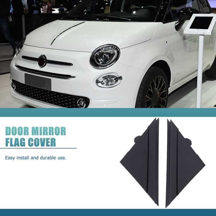 car-left-amp-right-door-mirror-flag-cover-molding-triangle-cover-for-fiat-500-2012-2019-1sh17kx7aa-1sh16kx7aa