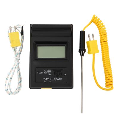 TM-902C(-50 Celsius to 750 Celsius) Temperature Meter TM902C Digital K Type Sensor + Thermocouple Probe detector Needle